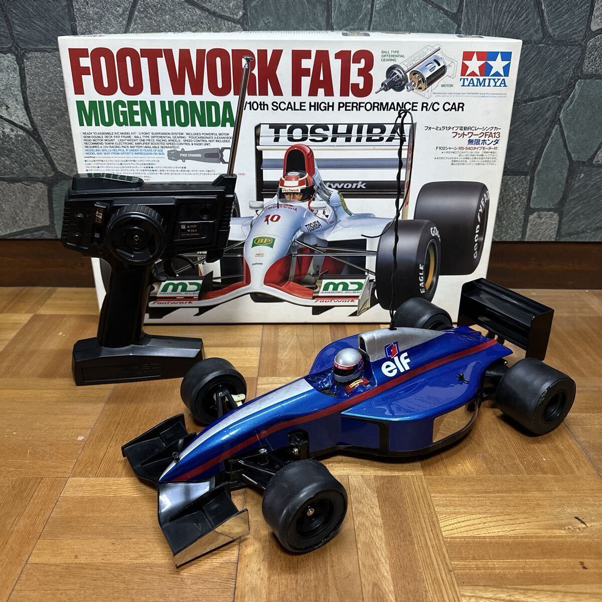 1/10 タミヤ 旧車 当時物 F1 F102 カーボンシャーシ レイトンハウス 