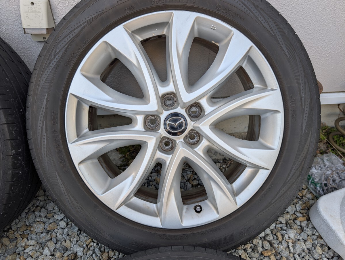 マツダ CX-5 純正 ホイール KE 19インチ 7.0J PCD114.3 5穴 ET50 ハブ