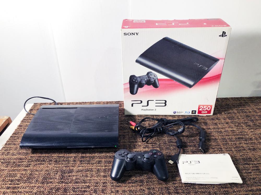 ジャンク 本体のみ PlayStation3:チャコール・ブラック(250GB)(CECH4200B)