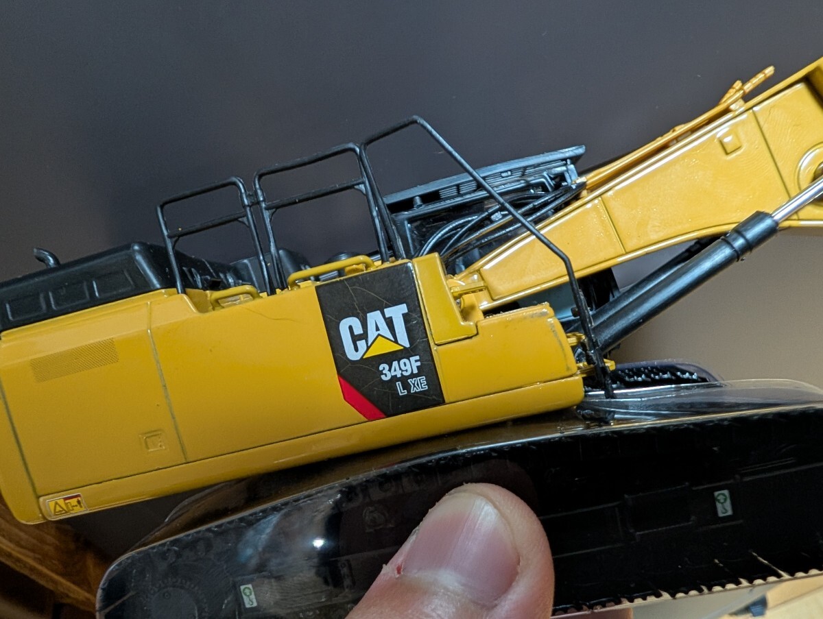 CAT 349FLXE 1/50 超ロング解体仕様機 ダイキャストマスター カスタム