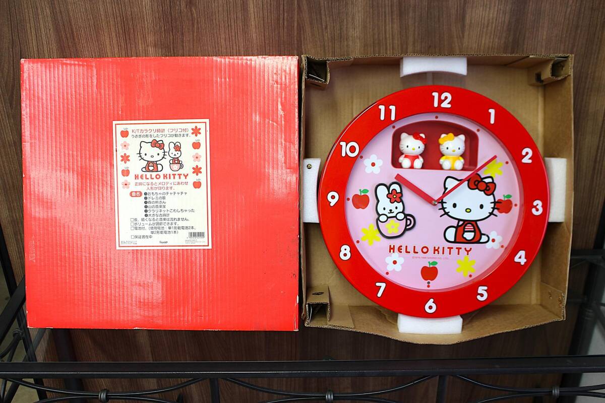 ☆ Sanrio HELLO KITTY サンリオ ハロー キティ 4MH748 からくり時計