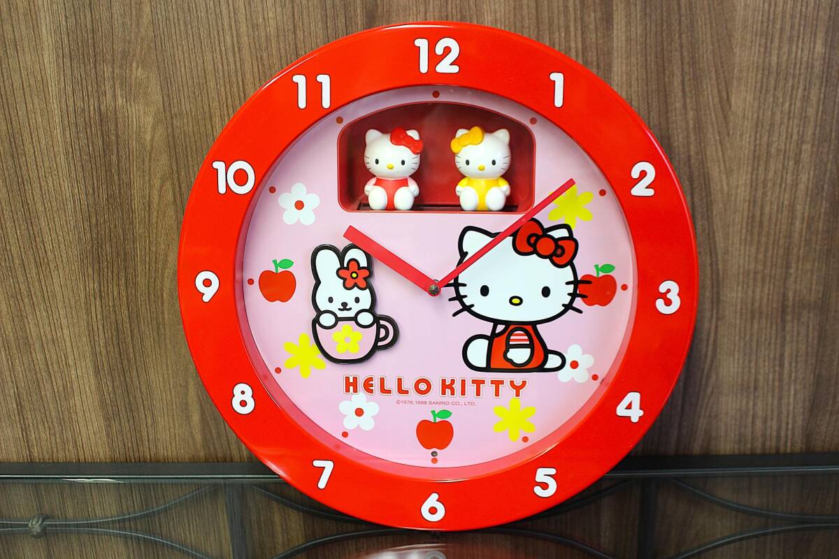 ☆ Sanrio HELLO KITTY サンリオ ハロー キティ 4MH748 からくり時計