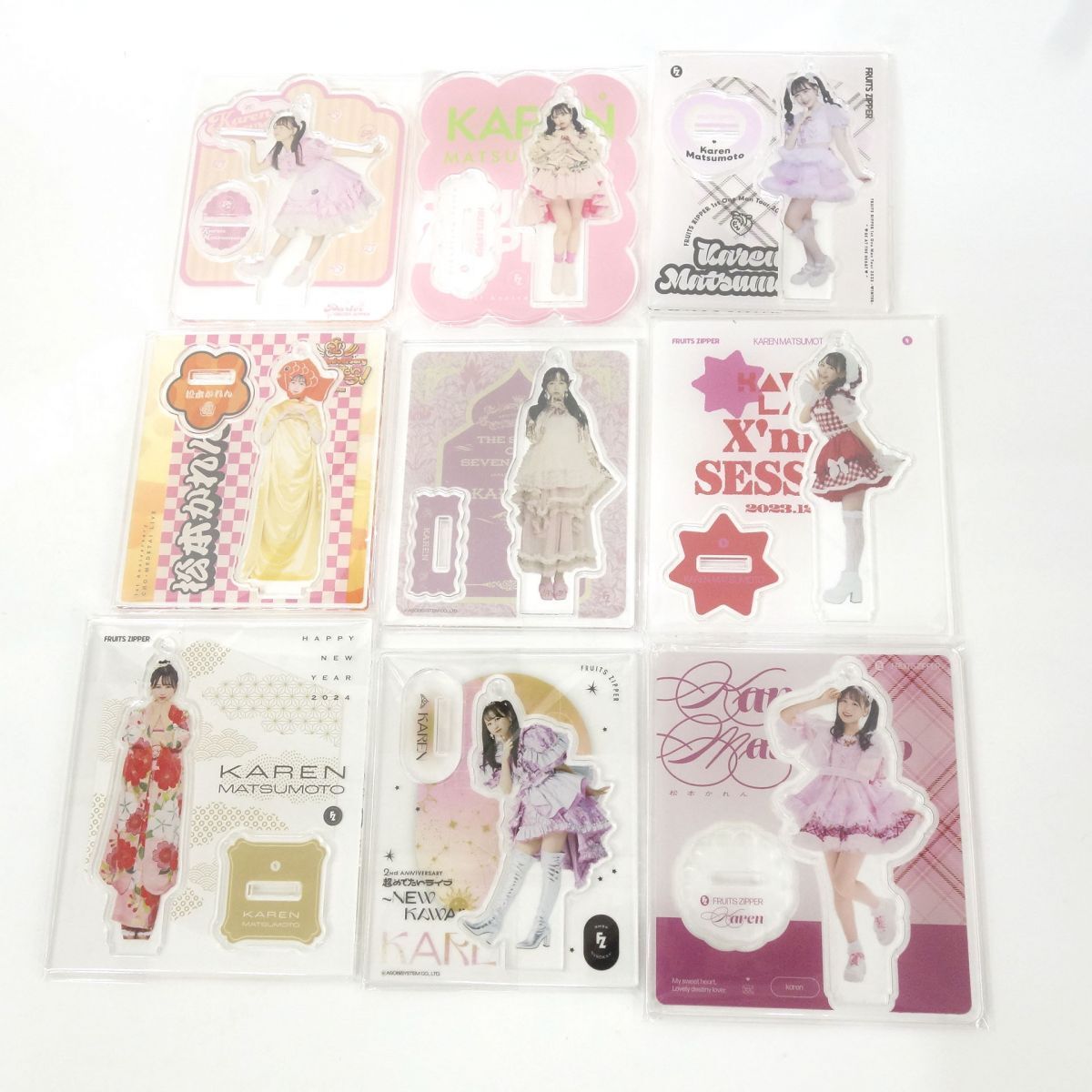 030 FRUITS ZIPPER フルーツジッパー ふるっぱー 松本かれん アクリル