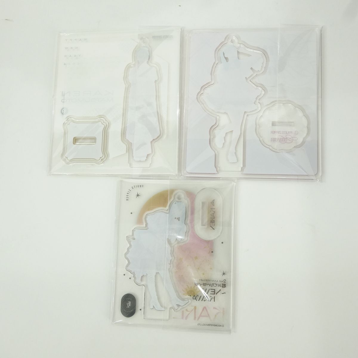 030 FRUITS ZIPPER フルーツジッパー ふるっぱー 松本かれん アクリル