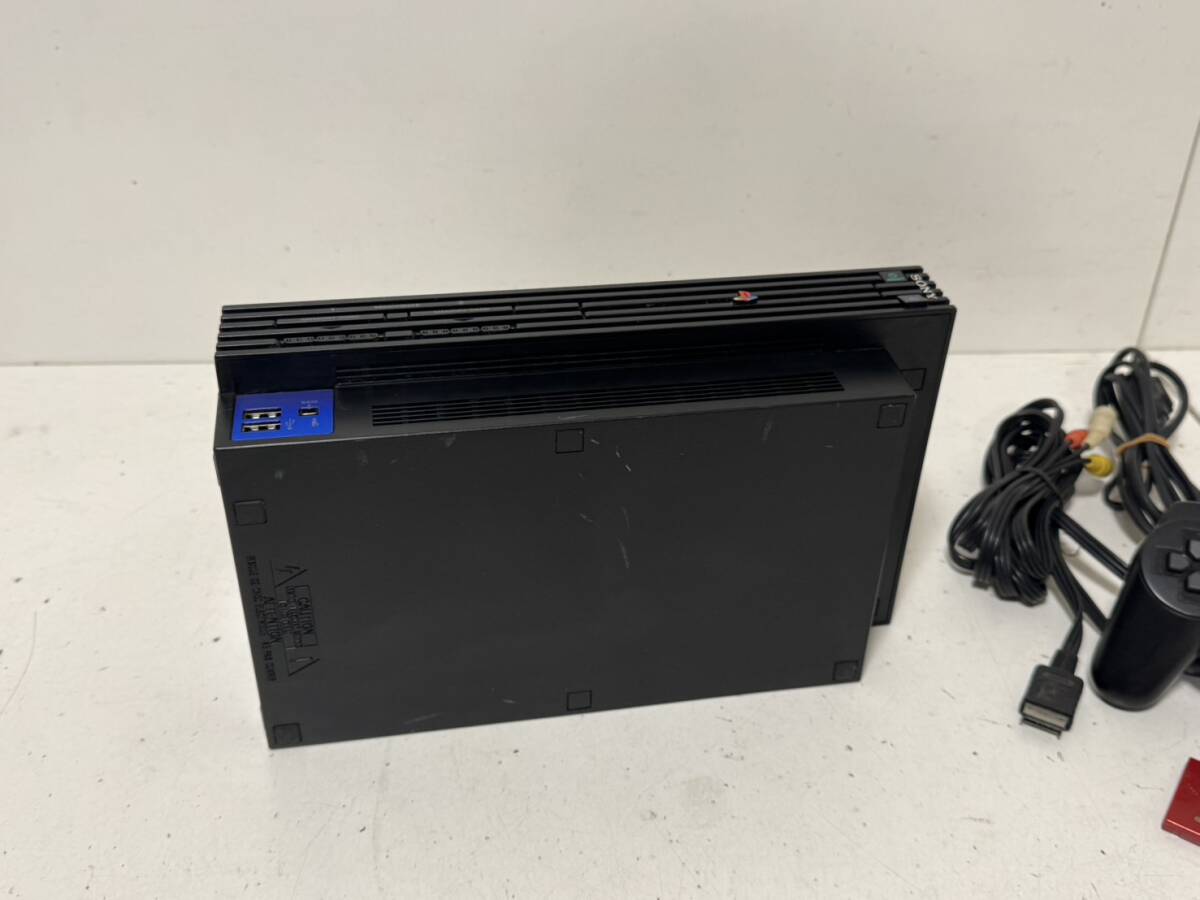 ソニー PS2 本体セット SCPH-30000 ブラック メモリーカード