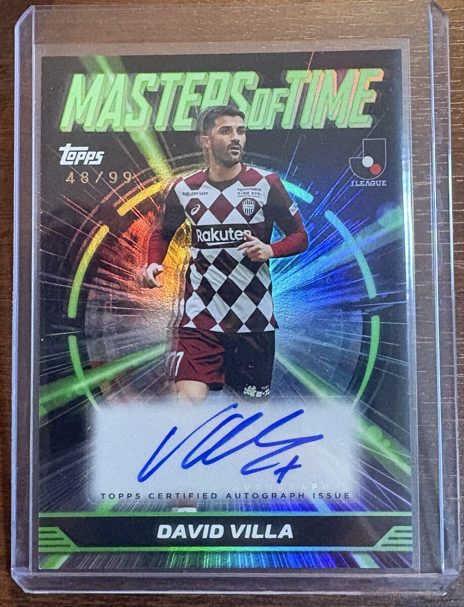 2025 Topps Jリーグ Masters of Time ダビド・ビジャ 直筆サインカード
