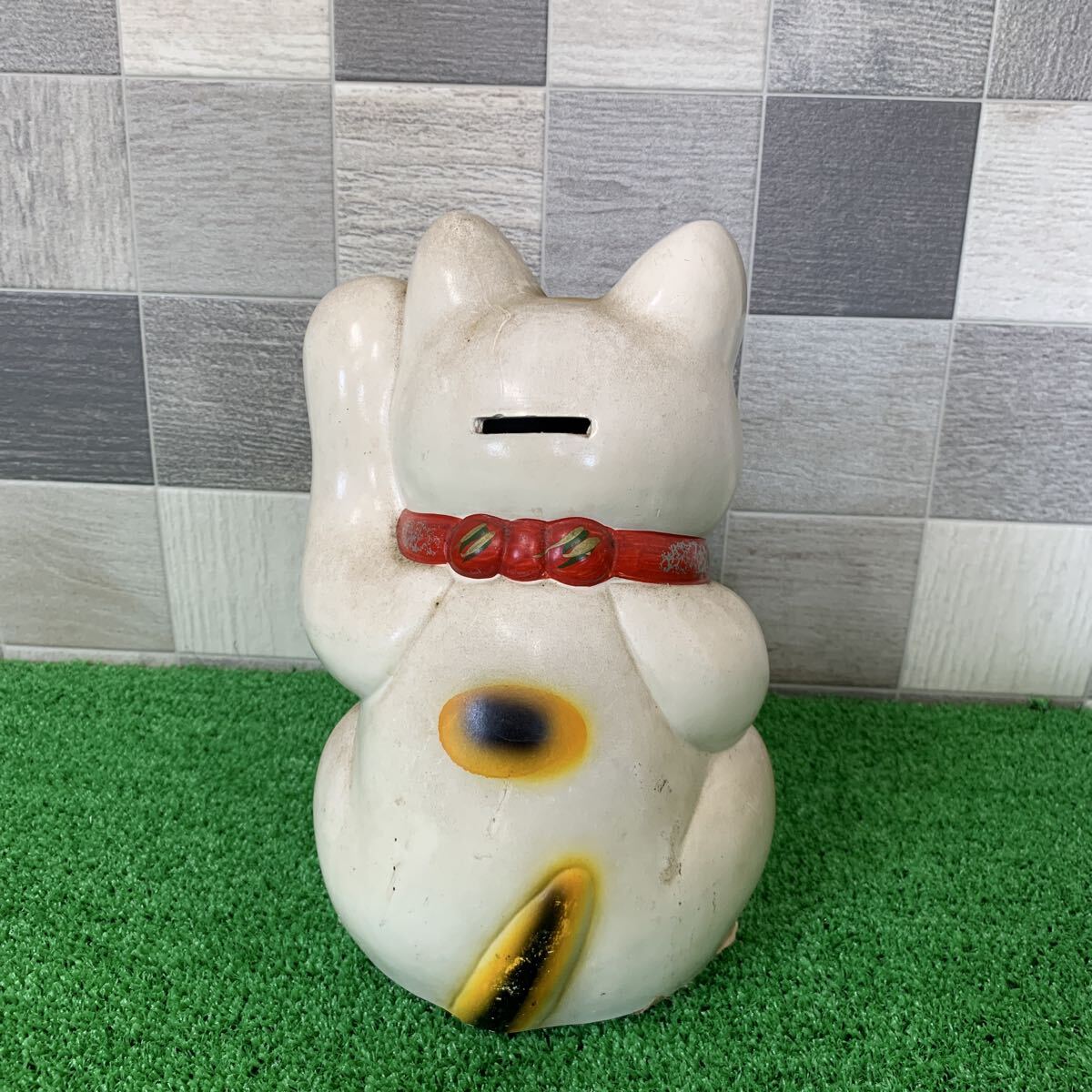 招き猫 置物 インテリア 貯金箱 縁起物 まねきねこ 開運 商売繁盛 陶器