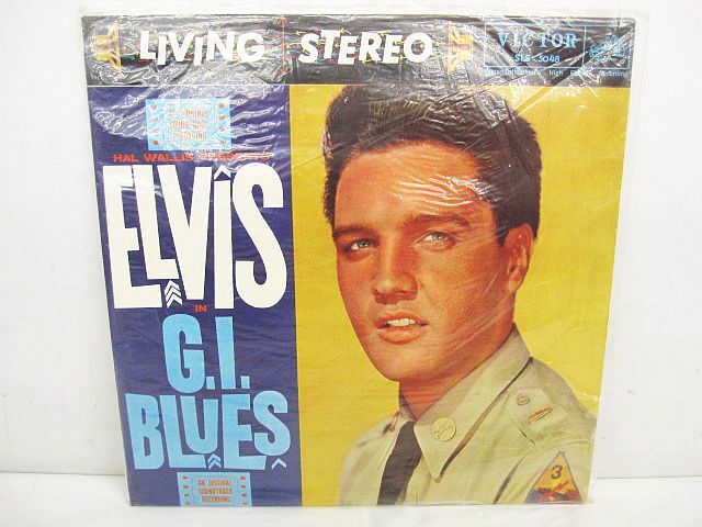 LP レコード ELVIS PRESLEY エルヴィス・プレスリー G.I.BLUES VICTOR
