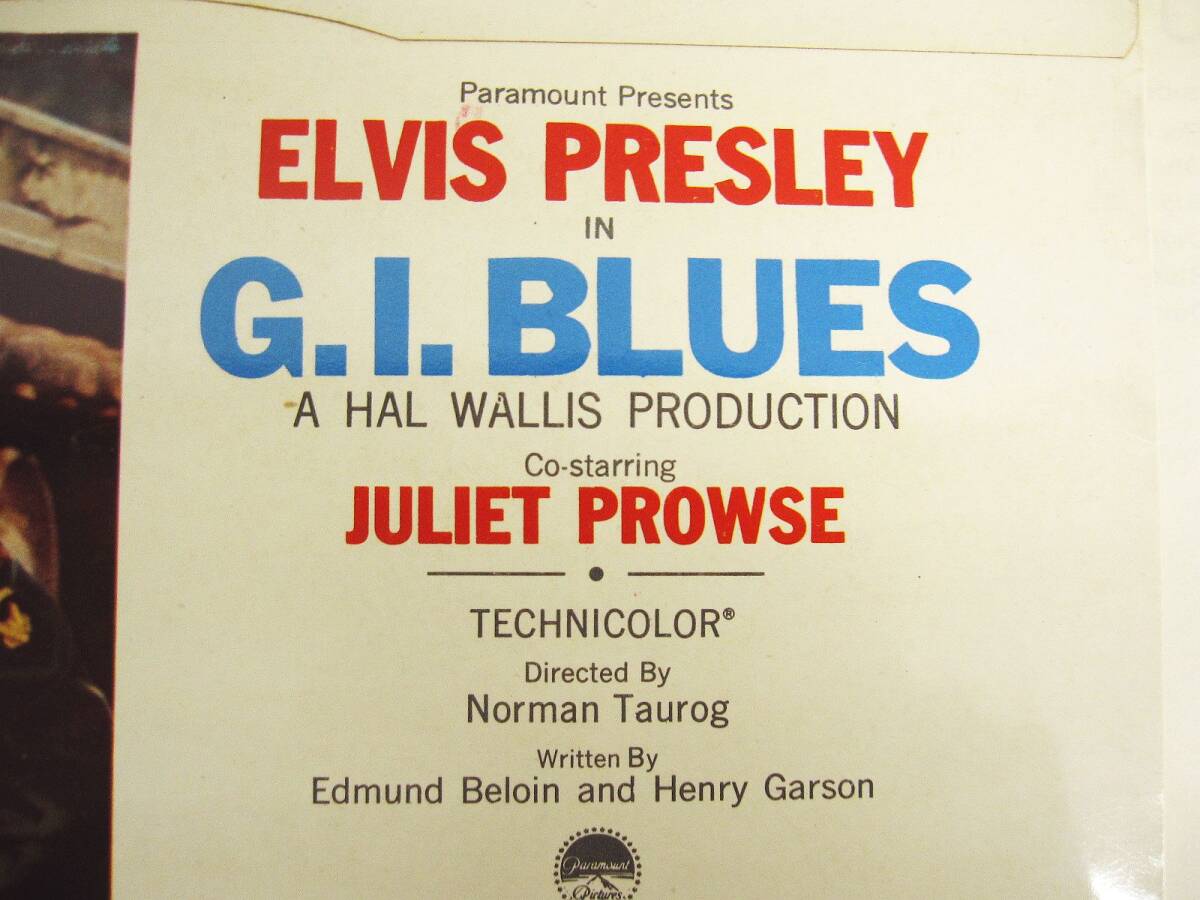 LP レコード ELVIS PRESLEY エルヴィス・プレスリー G.I.BLUES VICTOR