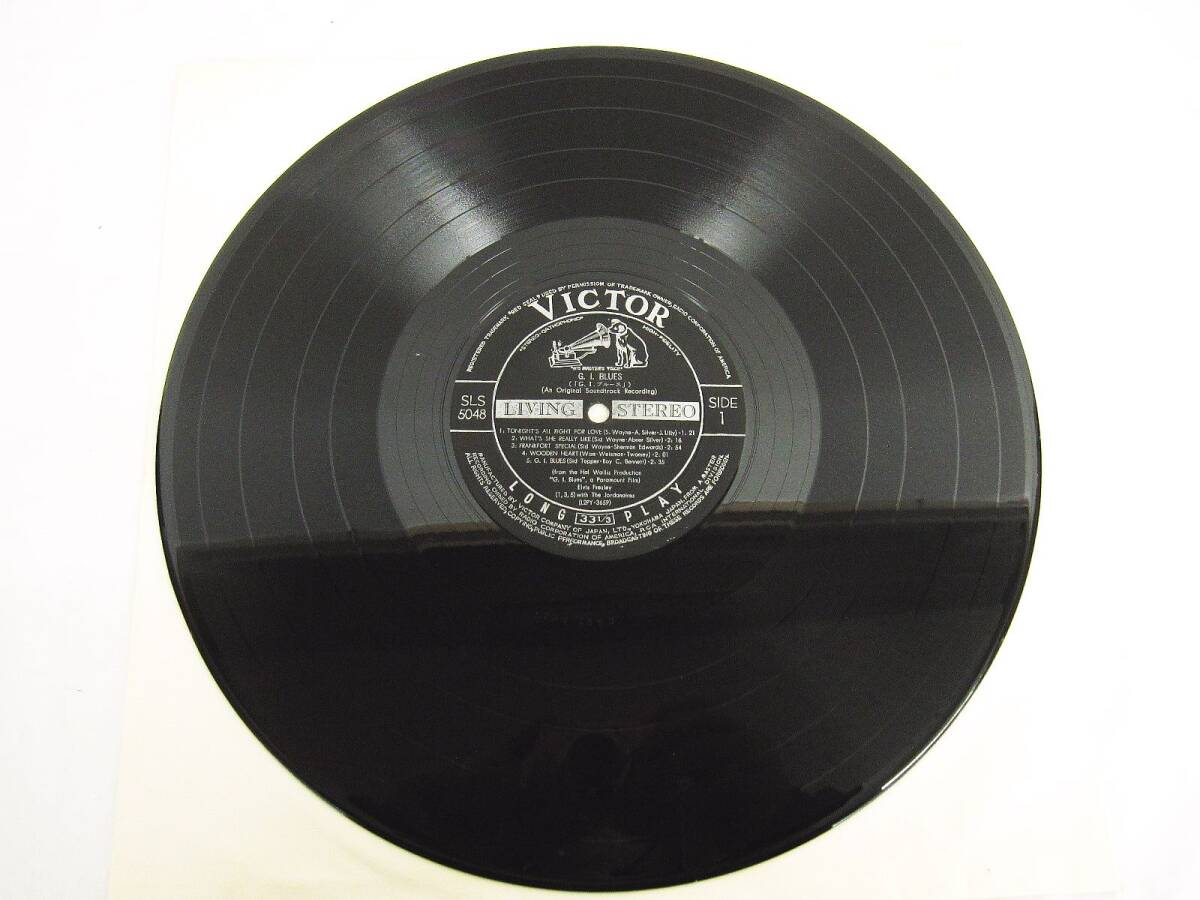 LP レコード ELVIS PRESLEY エルヴィス・プレスリー G.I.BLUES VICTOR