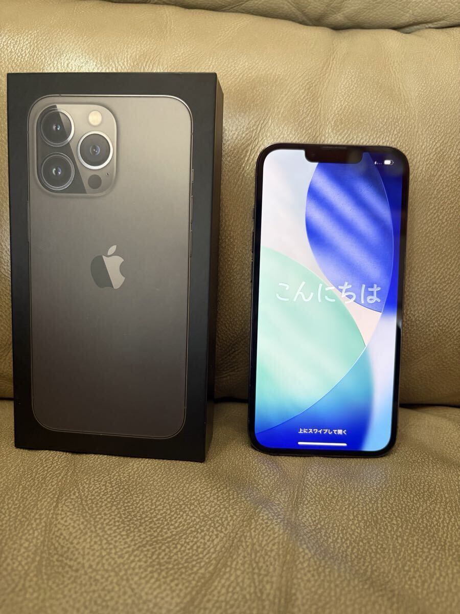 1円スタート！バッテリー100%！ iPhone13Pro 256GB 「グラファイト
