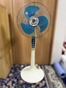 昭和レトロ ナショナル F-R252A 25cm レトロ扇風機 当時物 パープル 扇風機 紫羽 パープル 昭和レトロ 当時物 インテリア レアカラー