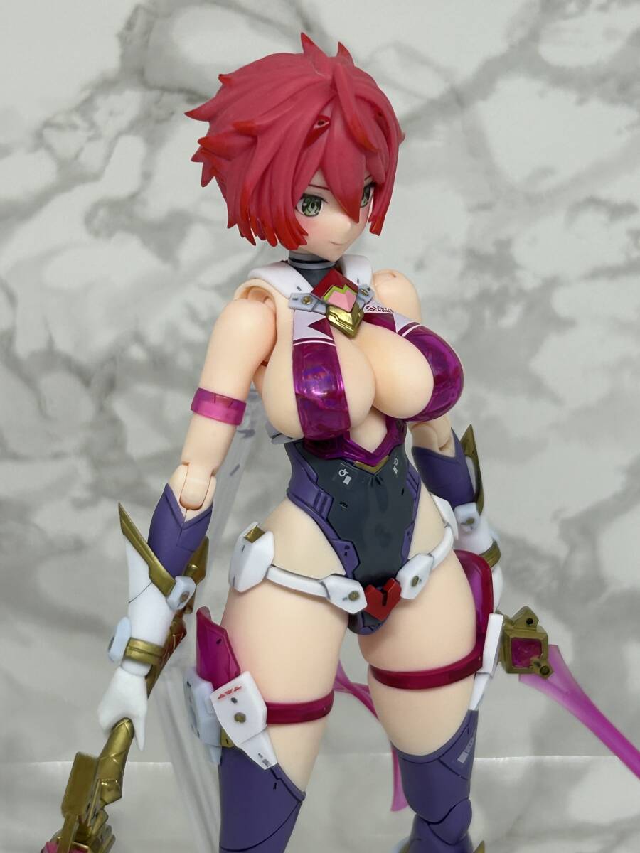 キューティーハニー Nova PLAMATEA プラモデル 改修 部分塗装 完成品