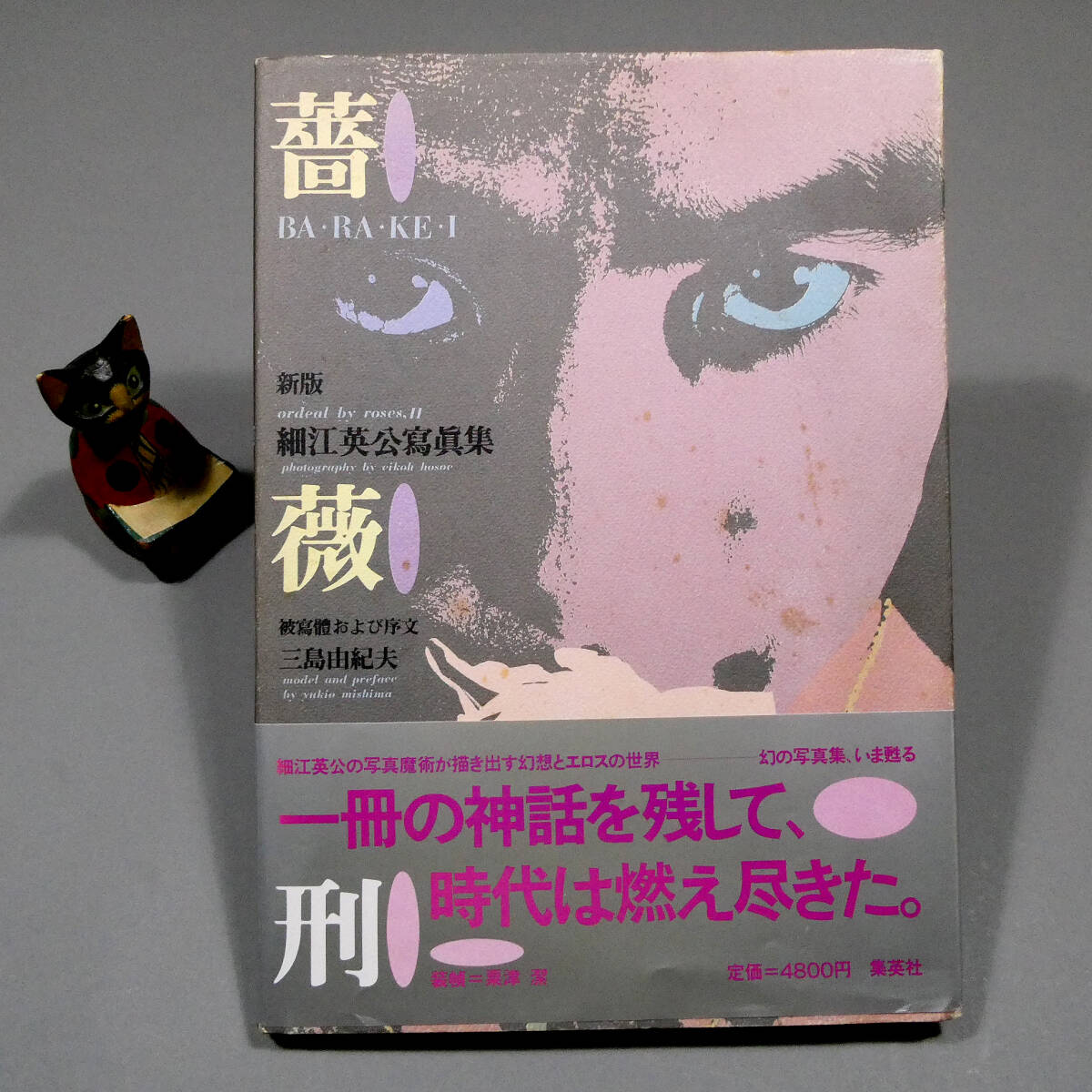 三島由紀夫 被写体◇細江英公写真集「薔薇刑」新版◇粟津潔装 昭和59年