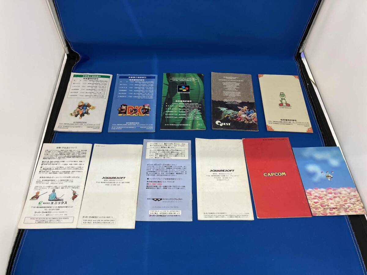 ゲームソフト説明書のみ まとめ売り スーパーファミコン(スポーツ