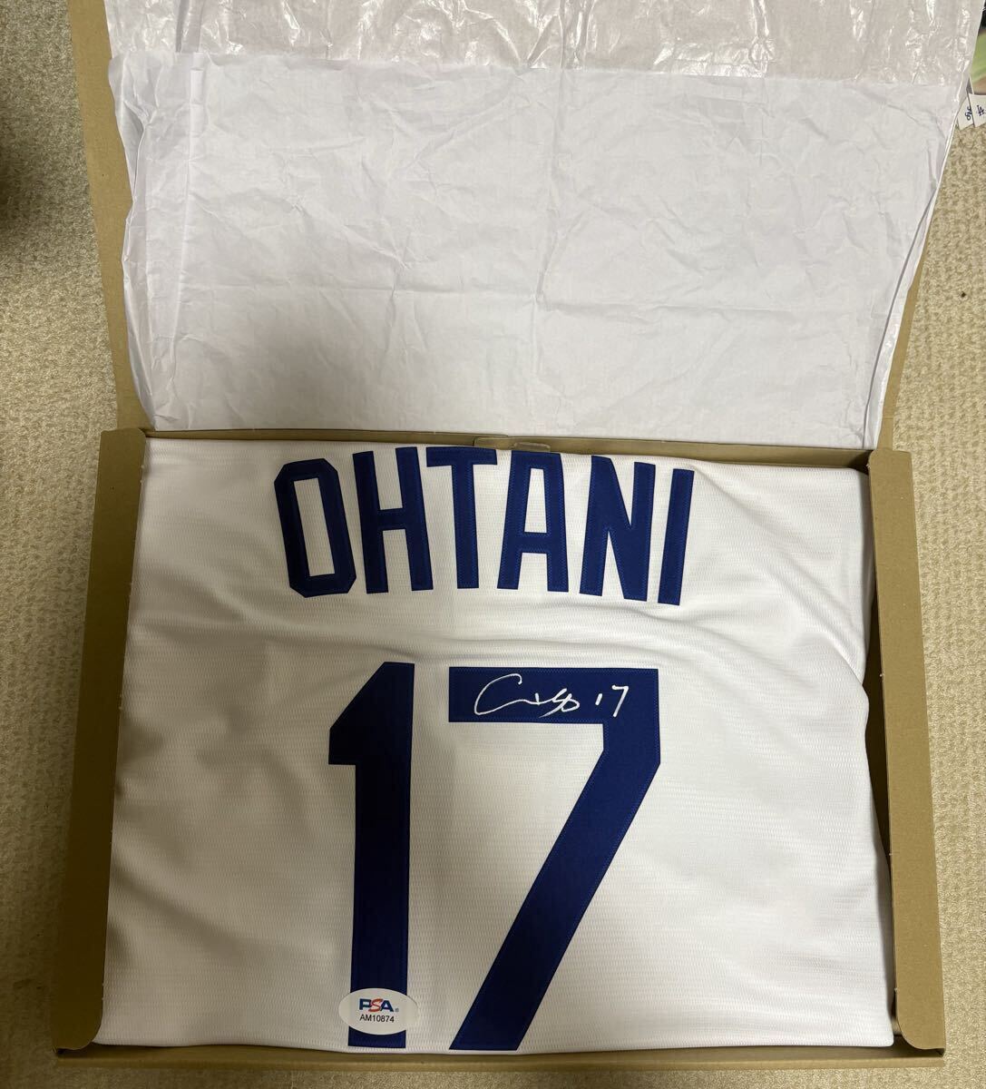 ロサンゼルス・ドジャース 大谷翔平選手 ホームユニフォーム 使用