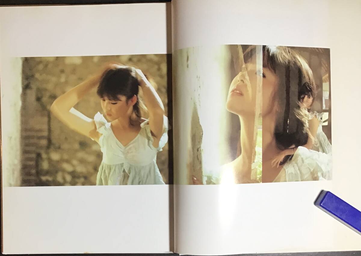 松田聖子写真集 のちの想いに… 聖子 当時物 ポスター付き 武藤義 1988