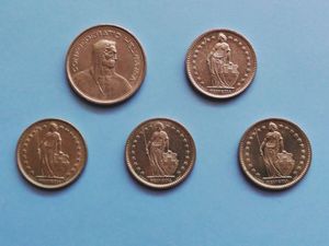 2フラン硬貨の値段と価格推移は？｜7件の売買データから2フラン硬貨の