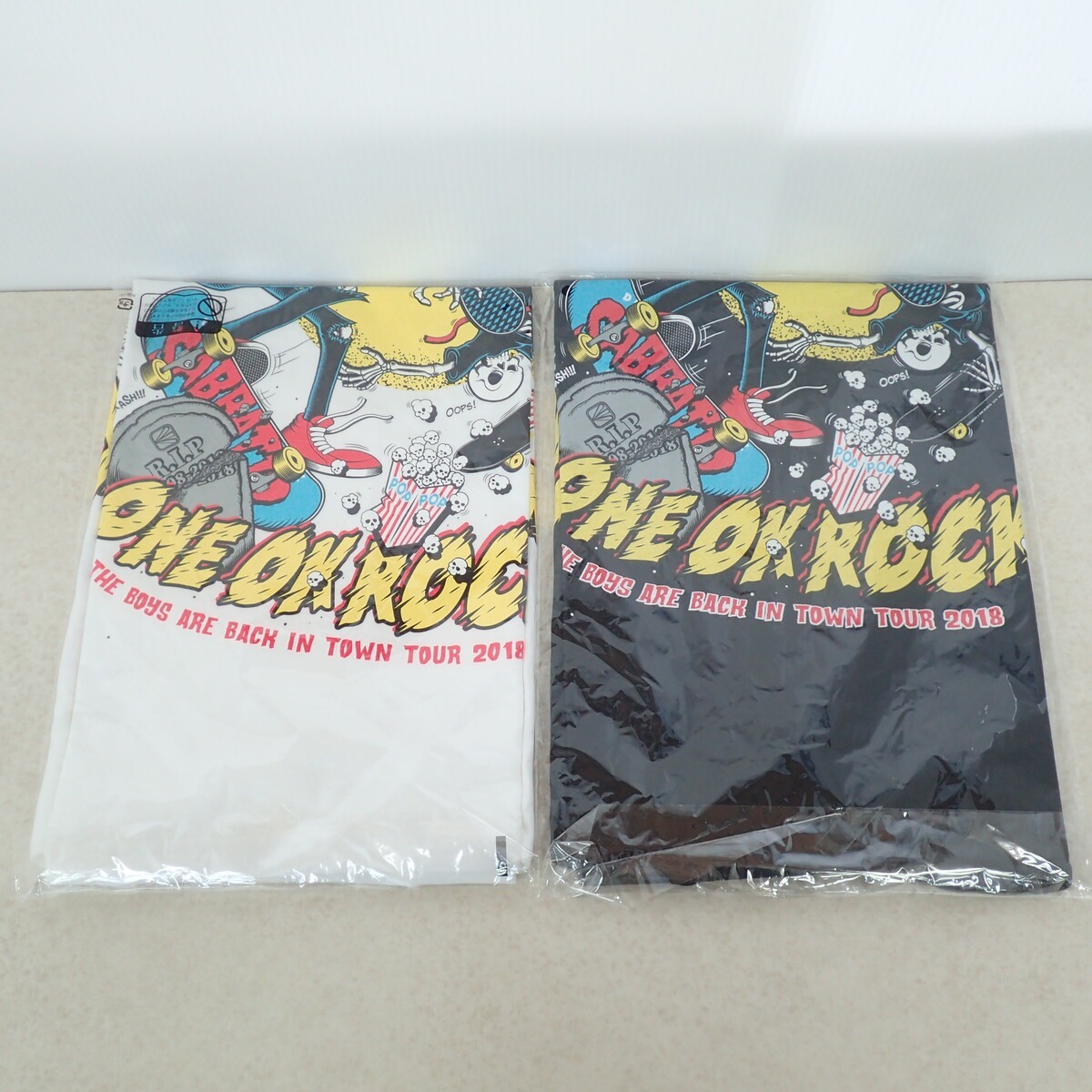 ELLEGARDEN × ONE OK ROCK スカルTシャツ 2点セット THE BOYS ARE BACK