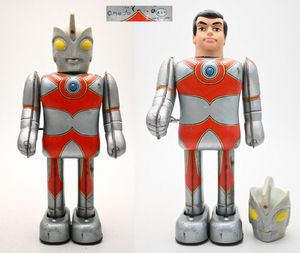 ポピー【UFOロボ グレンンダイザー 動作確認済】当時物ブリキ ゼンマイ