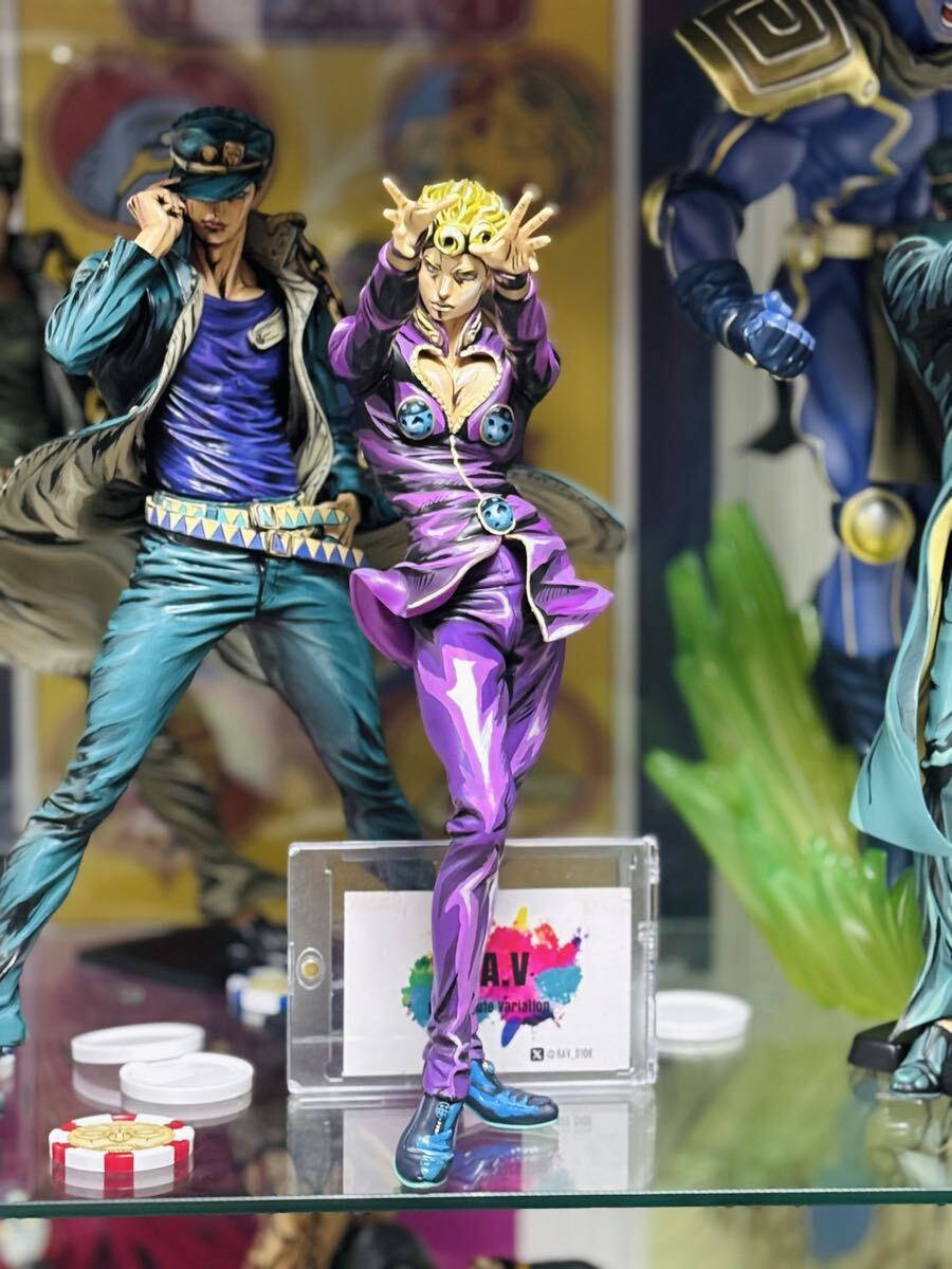 ジョジョの奇妙な冒険 フィギュア リペイント grandista 一番くじ
