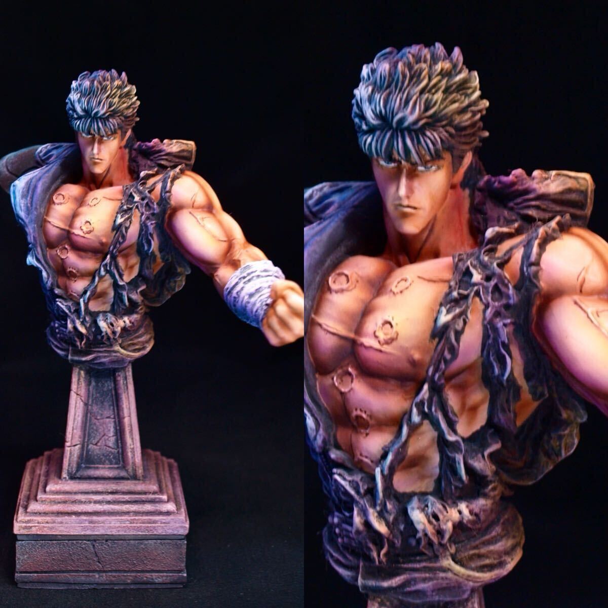 北斗の拳 フィギュア リペイント ケンシロウ 北斗神拳伝承者