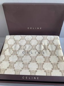 CELINE セリーヌ 馬車デザイン コットンブランケット 毛布 箱無し配送