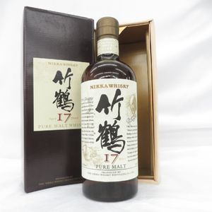 竹鶴 17年(箱あり)の平均価格は34,629円｜ウイスキーの価格相場・買取価格
