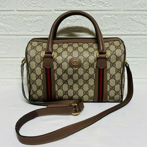 バッグ GUCCI ショルダーバッグ 極美品 オールドグッチ 2WAY GGストライプ