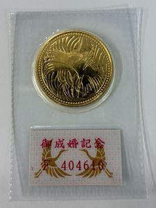 皇太子殿下御成婚 純金の中古価格は394,665円｜記念硬貨の新品・中古の