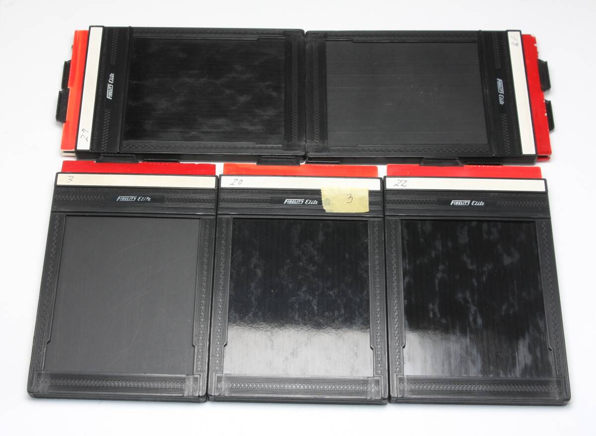 4×5インチ判　フイルムホルダー（フィディリティー）2枚　旧型　中古品 fidelity elite 4x5 フィルムホルダーの値段と価格推移は？｜6件の売買