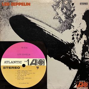 464位 幻のラフ・ミックス収録盤★US初盤/紫茶ラベル★LED ZEPPELIN / レッド・ツェッペリン /