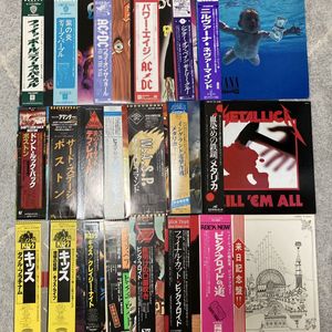 61位 洋楽ロック ハードロック LPレコード 20枚セット　 全帯付きまとめ売り