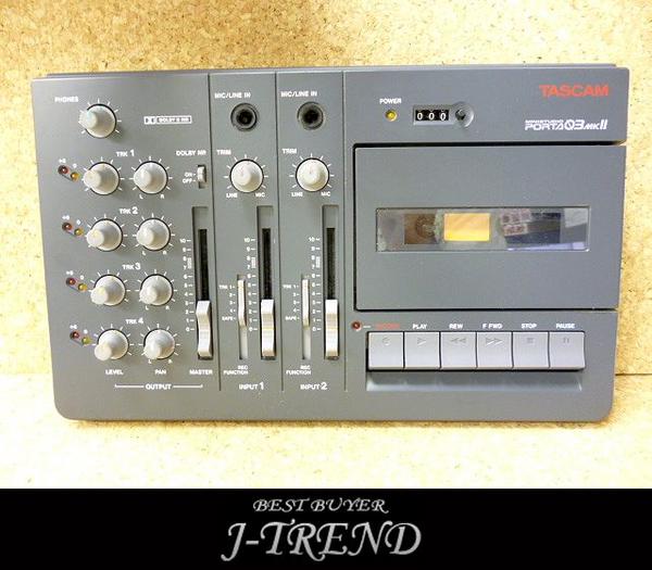 ジャンク！TASCAM 4chカセットMTR タスカムPORTA03MK2◇-1184(一般
