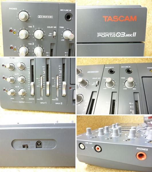 ジャンク！TASCAM 4chカセットMTR タスカムPORTA03MK2◇-1184(一般