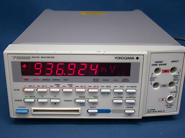 YOKOGAWA 7562型 6.5桁 デジタルマルチメーター 横河電機(アマチュア