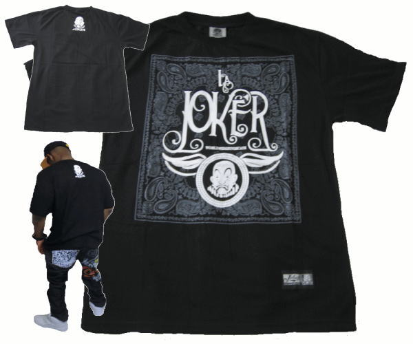 メンズ JOKER ジョーカー ゲームシャツ hiphop チカーノ2XL 激レア B系
