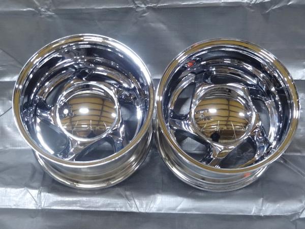 ○USA KMC TERMINATOR 15インチ 10J 2本 ハイエース バニング ◎(社外