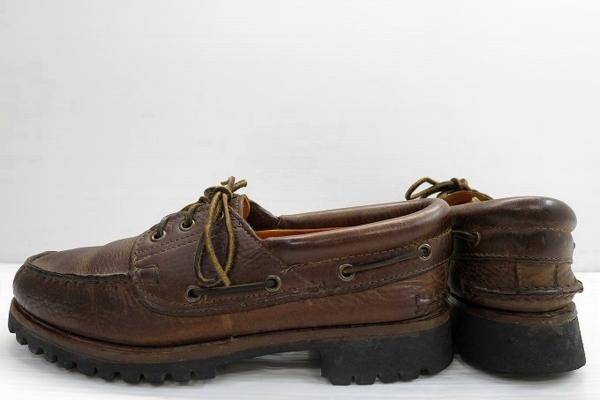 USA製 ティンバーランド モカシンデッキシューズ 27.5㎝/黒タグ(9.5