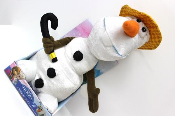 10 アナと雪の女王 オラフ 歌うぬいぐるみ ディズニー 売買されたオークション情報 Yahooの商品情報をアーカイブ公開 オークファン Aucfan Com