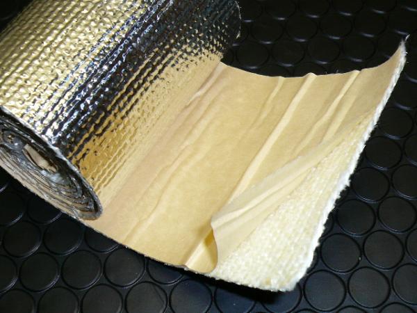 耐熱布 粘着シートタイプ 200mm×1000mm 新品♪ 遮熱処理に
