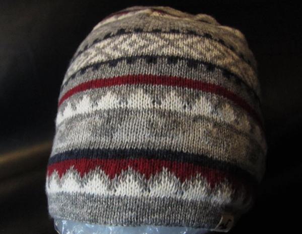 本物正規◆ホリスター◆ニットキャップ 0083-013 柄灰