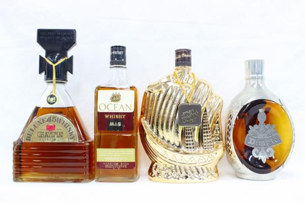 ◇注目! ウィスキー 4本セット ゲートデラックス ディンプル等 K