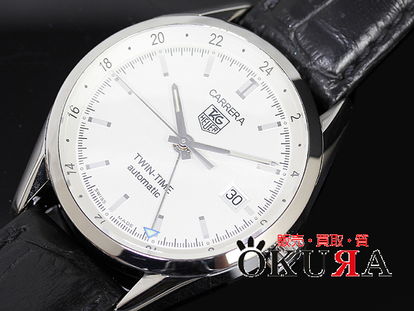 1円～タグホイヤー【カレラ ツインタイム】WV2116-0/自動巻き