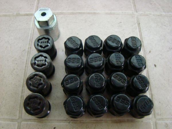 BBSナット　20本セット　(うちロックナット4本)　ピッチ1.5