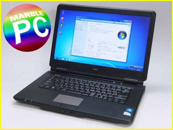 NEC PC-VK20EXZCB C 2.0GHz/3G/160G/15.6ワイド液晶/Win7 DtoD