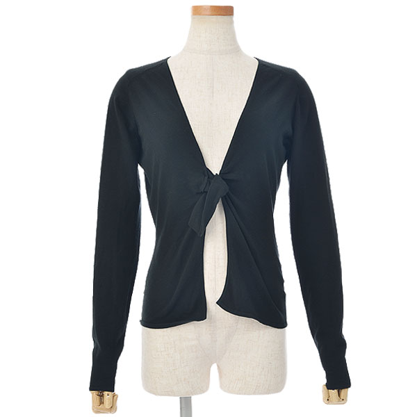 GUCCI フロントフック カーディガン ブラック S