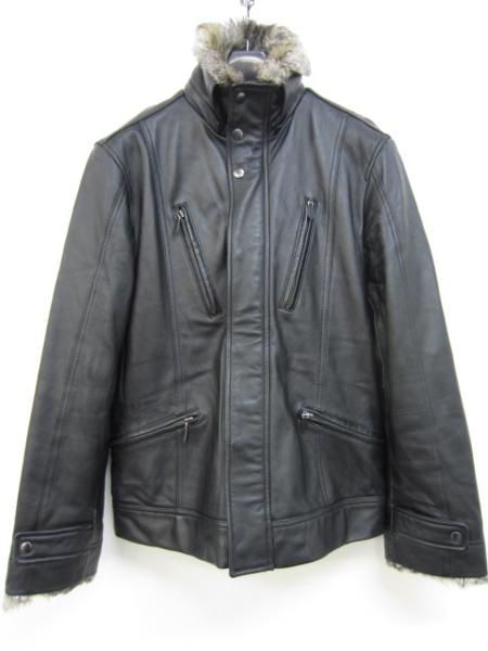 MALE&Co メールアンドコー ラビットファー ラムレザージャケット