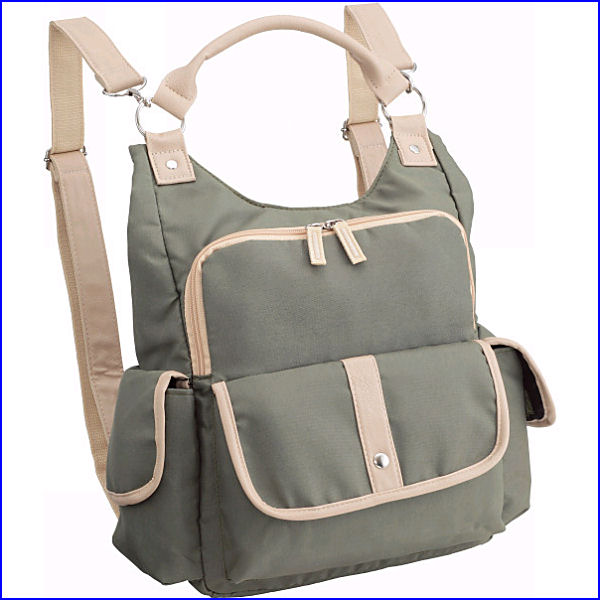 ★リュック ショルダ－ 手提げ 斜め掛の4WAYバッグ■色カーキ