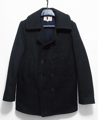 美品 12AW RADIALL 50'S TEN Pコート 黒 40■ラディアルウール